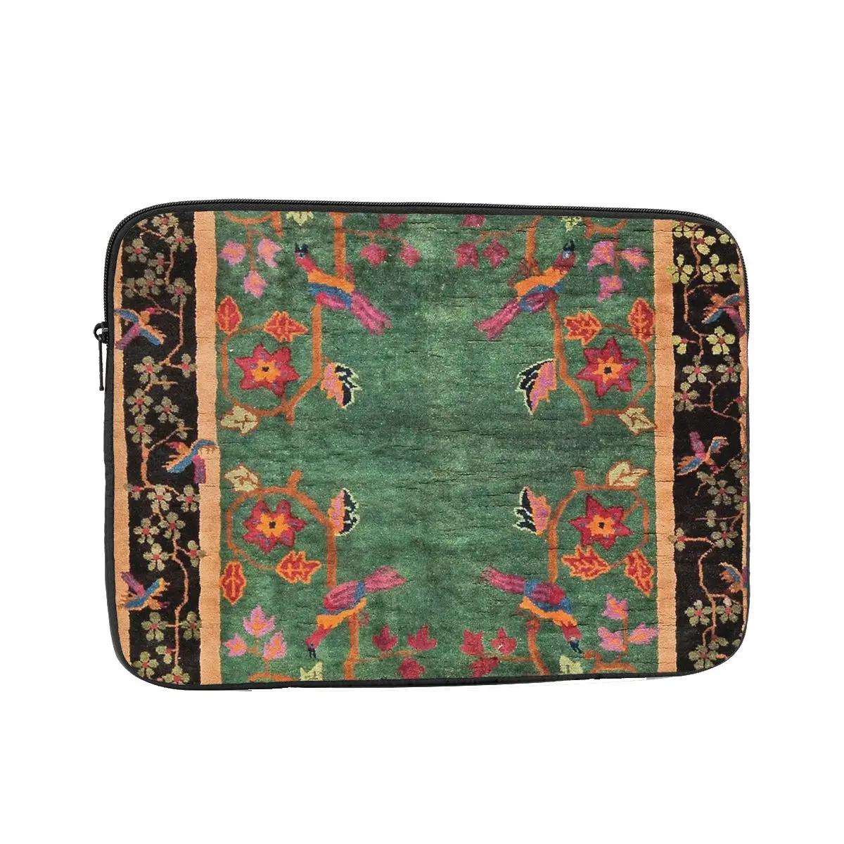 Vintage Art Deco Chinese Persian Laptop Sleeve Cover Bag 12 13 15 17 Notebook Bag Sleeve Tablet Shockproof Case Bag